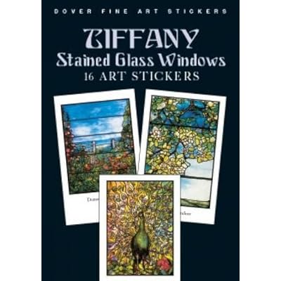 Tiffany Stained Glass Windows: 16 Art Stickers (Dover Art Stickers)