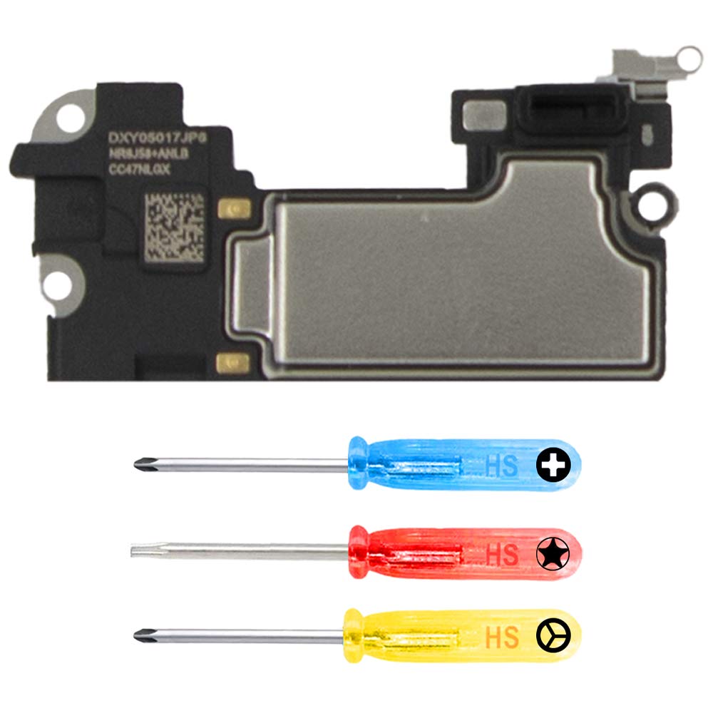 Ear Speaker for iPhone 12/12 Pro by MMOBIEL – Earpiece Sound Replacement Part with Screwdrivers – Repair Kit for Models A2403 A2172 A2341 A2406 A2407 A2408 A2402 A2404