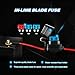 Nilight LED Light Bar Wiring Harness Kit 12V On Off Switch Power Relay Blade Fuse for Off Road Lights LED Work Light,2 years Warrantythumb 1