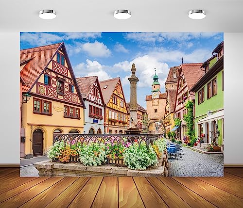 BELECO 5x3ft Fabric Oktoberfest Backdrop Germany
