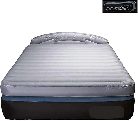 Aerobed Opti Comfort Queen Air Mattress With Headboard Supports