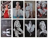 Marilyn Monroe Retro Tin Metal Sign 8pcs 30cm*20cm (7.87*11.81inch)
