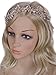 Vijiv Vintage Wedding Accessories Bridal Headpiece Flower Crown Headband Hair Wreath