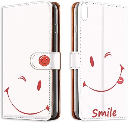 Amazon Co Jp Ffany ドコモ格安スマホ Mono Mo 01k 用 Pu手帳型 カードタイプ スマホケース ニコちゃん レッド 缶バッチロゴ Wink スマイル Smile Zte モノ ゼットティーイー モノ Docomo スマホカバー 携帯ケース スタンド Whitesmile 00l 0 02c 家電 カメラ