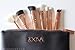 ZOEVA Rose Golden Luxury Set VOL. 3 Gracious Glamour 8 Essential Face and Eye Brushes For Your Daily Makeup Routine