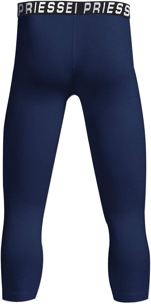 youth blue compression pants