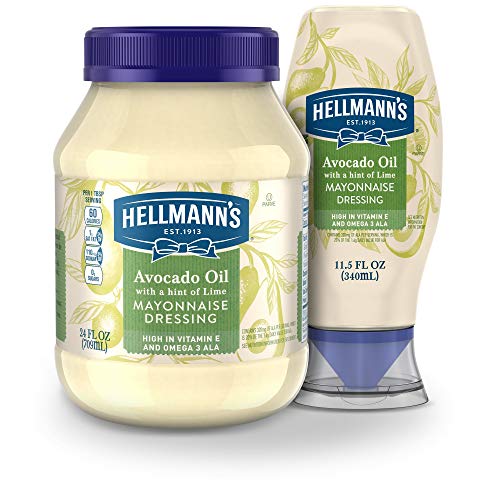 Hellmann's Mayonnaise Dressing, Avocado Oil with a hint of Lime 24 oz