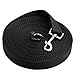 Foxnovo Training Leashes 15m /50ft Long Nylon for Pet Dog Cat Color Black