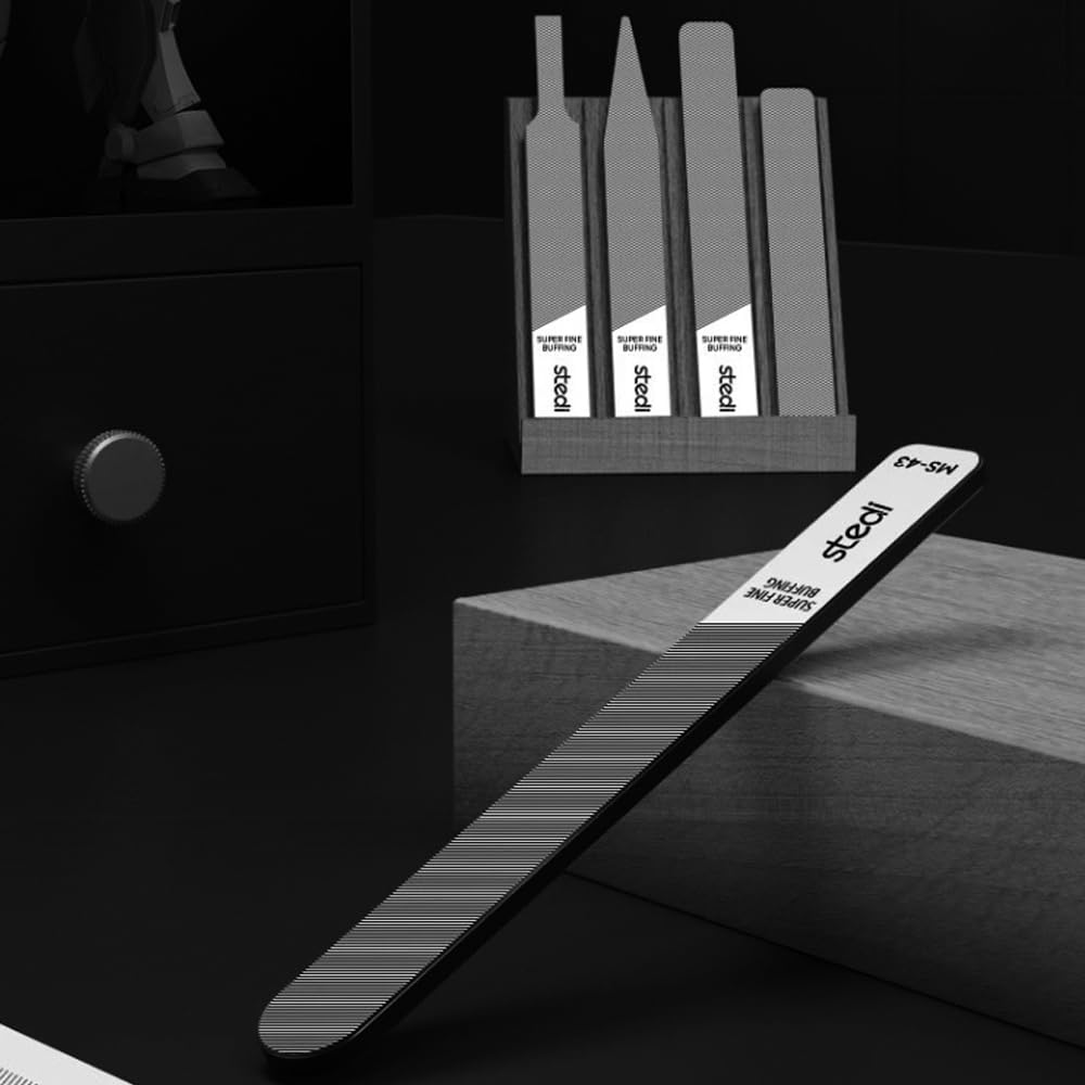stedi Hobby Model Polishing Tools 4 PCS, Ultimate Precision Files #10000 Grit Glass Mirror Grinding Tools for Plastic Gundam Models, Wood, Resin-Base Parts. — image 1