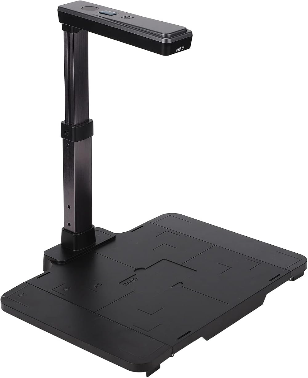 Luqeeg 5MP Portable USB Document Scanner A4 LED Light Barcode PDF ID Card
