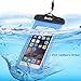 Becko Blue Waterproof Case Touch Responsive Front and Back, Wallet, Dry Bag, Pouch for 4.7