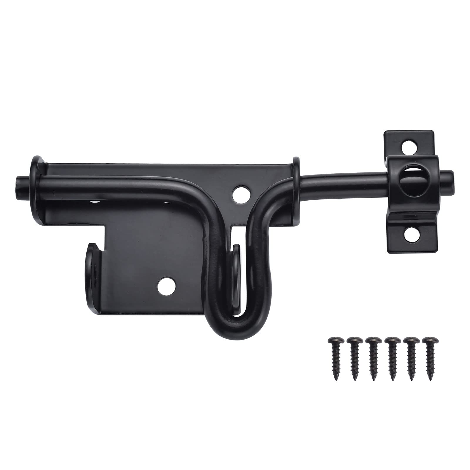 JIAHOO Slide Bolt Gate Latch, Heavy Duty Door Lock