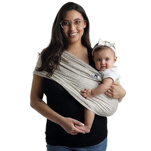 Original Baby K'tan Baby Carrier - XS, Black Pre-Wrapped, Soft, Slip-On-575275