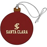 GRAPHICS & MORE Santa Clara University Primary Logo Wood Christmas Tree Holiday Ornament
