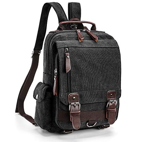 Side Backpack Purse. Women Backpack Purse Waterproof Nylon Antitheft