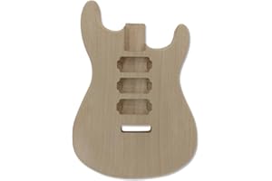 ModouString Unfinished Guitar Body - Mahogany wood Build your own guitar Handcrafted Soild Wood