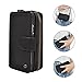 CORNMI iPhone 6 Plus Case, Vintage Leather Magnetic Flip Wallet Case with 10 Credit Card Holder & Wrist Strap & Mirror for iPhone 6 Plus & iPhone 6S Plus 5.5 inch Black