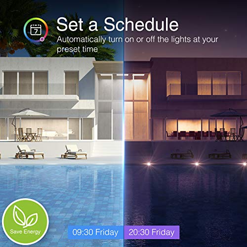WiFi Smart Light Bulb Works with Alexa Google Home & IFTTT, Gosund A19 E26 LED Smart Bulb RGB Color Changing Dimmable, No Hub Required, Soft White (4 Pack)