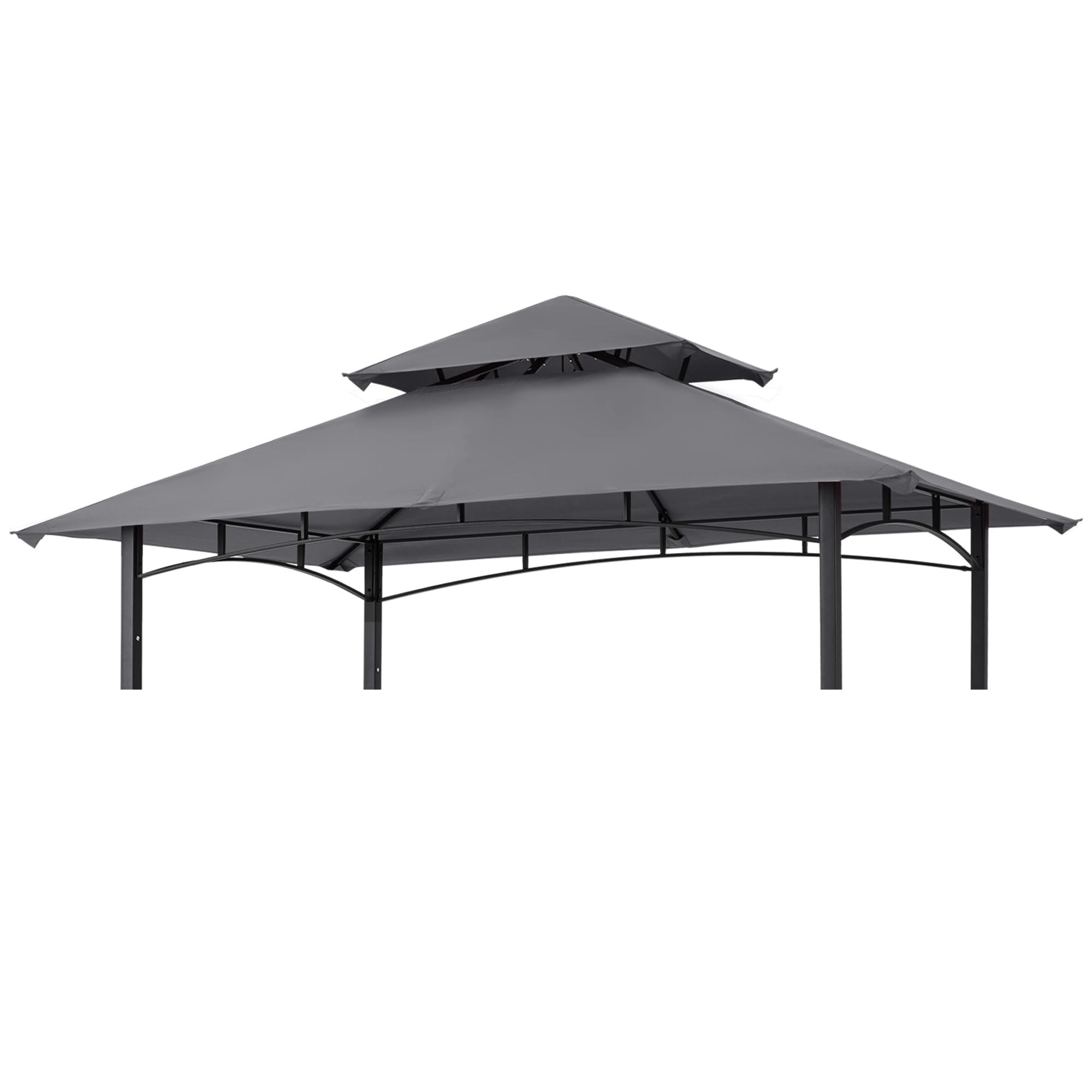 Photo 1 of MASTERCANOPY Grill Gazebo Replacement Canopy Top for Model L-GG001PST-F (Gray)