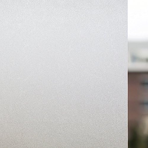 NEO Home Non-Adhesive Frosted Privacy Window Decal/Film for Decorative Bath Shower Room/Office Meeting Room Privacy Protection.2Ft x 5.9Ft (60cm x 180cm)