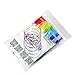 DYZD Multicolor Steel Wire Keychain, Stainless Key Ring, Durable Steel Cable Ring, Cable Keyring Twist Barrel (10pcs)
