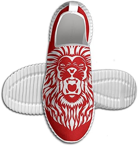 Unisex 3D Printing Slip-on Athletic Socks Shoes Big Sean Lion King Head Roar Sports Running Shoes Lightweight Breathable Outdoor Casual Sports Running Sneakers