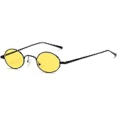 FEISEDY Vintage Small Round Sunglasses Retro Slender Metal Frame Candy Colors B2422