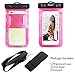 Waterproof iPhone 6s case,Armband,By Ailun,Bag Universal for iPhone 7/6 Plus/6/6s/5s/5c/SE,Samsung Galaxy S6/EDGE/S5/S4/NOTE4/3/2,Nexus 6/5/4,LG G4/3,Xperia Z3/2/1,Boating/Hiking/Swimming/Diving[Rose]