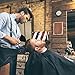 SourceTon Professional Hair Salon Nylon Cape with Metal Adjustable Closure & Neck Duster, Light Weight Extra Long Cape (60 inch X 47 inch) and Neck Duster Brush, Perfect for Barbershop and Salon