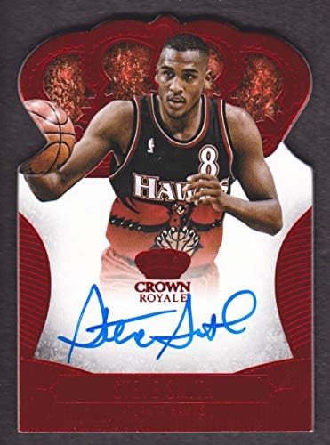 2013-14 Panini Preferred Basketball Crown Royale #193 Steve Smith 52/99 Auto Atlanta Hawks