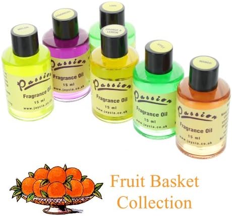 Passion Fragrance Oil 15ml Collection (6 x 15ml oils) - Fruit Basket
