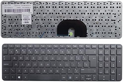 GZEELE Keyboard for HP DV6-6000 6101TX 6151TX 6153 6100 6B11TX 6C40 DV6-6029 6B11TX 6C40 6C41TX Laptop Keyboard with frame Black