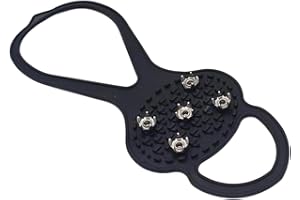 Shoe Spikes for Ice | Traction Steel Crampons,Winter Walking Snow Boots Overshoe - for Hiking Climbing Walking Outdoor Runnin