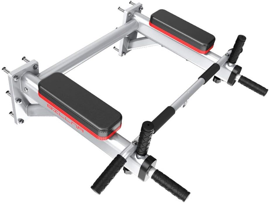 Xhtoe Dip Stands Home Pull-ups Indoor Wall Horizontal Bar Wall Parallel Bars Sandbags Shelf Sports Fitness Equipment Black Gray Home Gym Fitness Equipment (Color : Gray)