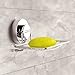 Robot Bee Super Powerful Vacuum Suction Soap Dish holder Strong Stainless Steel Soap Holder Suction for Bathroom & Kitchen