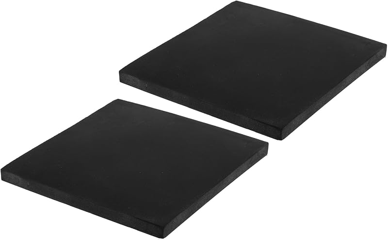 PATIKIL Rubber Vibration Isolation Pads 2pcs 6"x6"x0.4" HVAC Air Compressor