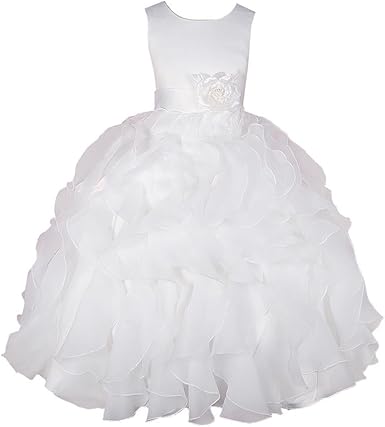 ruffle flower girl dress