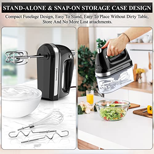 BAIGELONG Hand Electric Mixer, 300W Ultra Power Food Kitchen Mixer with