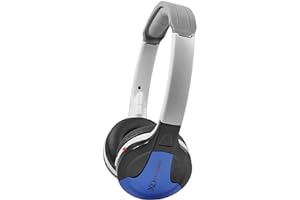 XOVISION XO Vision Wireless-Feature IR630BU Blue Over-Ear Headphones - Wired, Bluetooth, Foldable, Kids, Universal Car Entertainment System, Active Noise Cancellation
