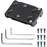 Shotgun Ventilated Rib Sight Mount | Compact Dot Optic Steel Mount Plate Compatible with RMR/SRO/Holosun 407C/507C/508T