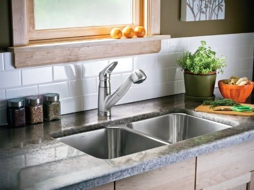 Moen 7570c Salora One Handle Low Arc Pullout Kitchen Faucet