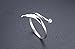 Creativelife Women's S925 Sterling Silver Angel Wings Heart Women Open Ring,Adjustable by creativelife