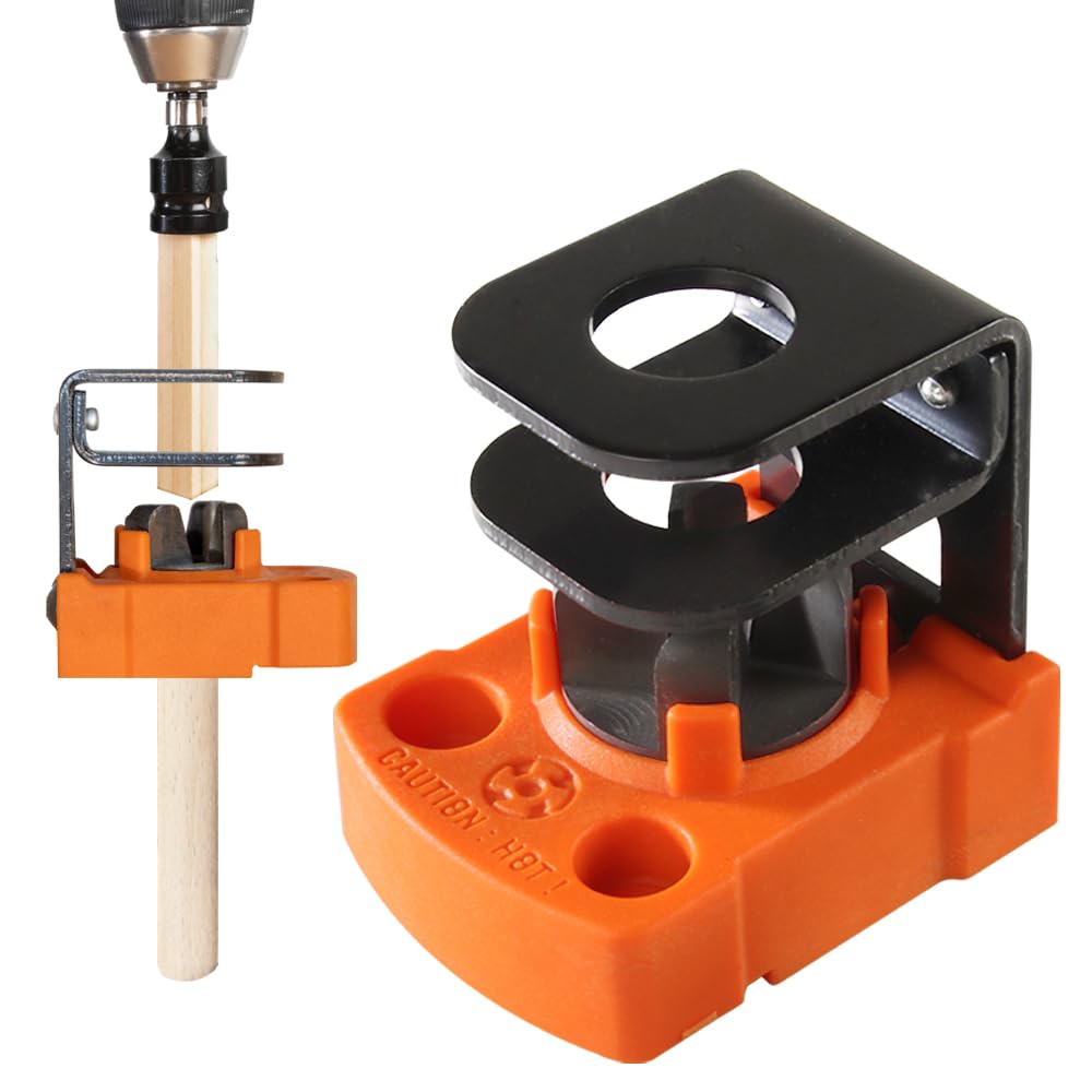 O’Skool Dowel Maker and Tenon Cutters with 8mm(5/16”) and 10mm(3/8”) Cutter Heads for Wood Rods and Sticks