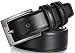 Marino’s Men Genuine Leather Dress Belt with Single Prong Buckle - Black - 48