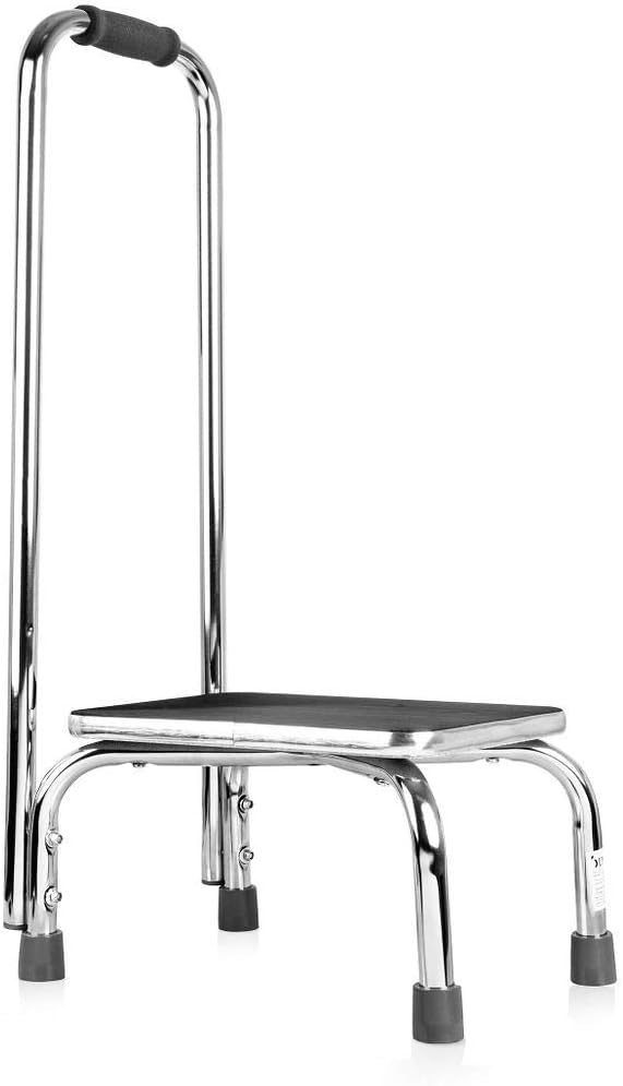 DMI Step Stool with Handle for Adults and Seniors Made of Heavy Duty Metal, Holds up to 300 Pounds with 9.5 Inch Step Up: Health & Personal Care