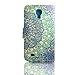Galaxy S4 Case,By Caseland Galaxy S4 Wallet Case Magnet Button PU Leather Flip Protective Case Fresh Love Pattern Case For Samsung Galaxy S4 I9500 [Blue Elephant]