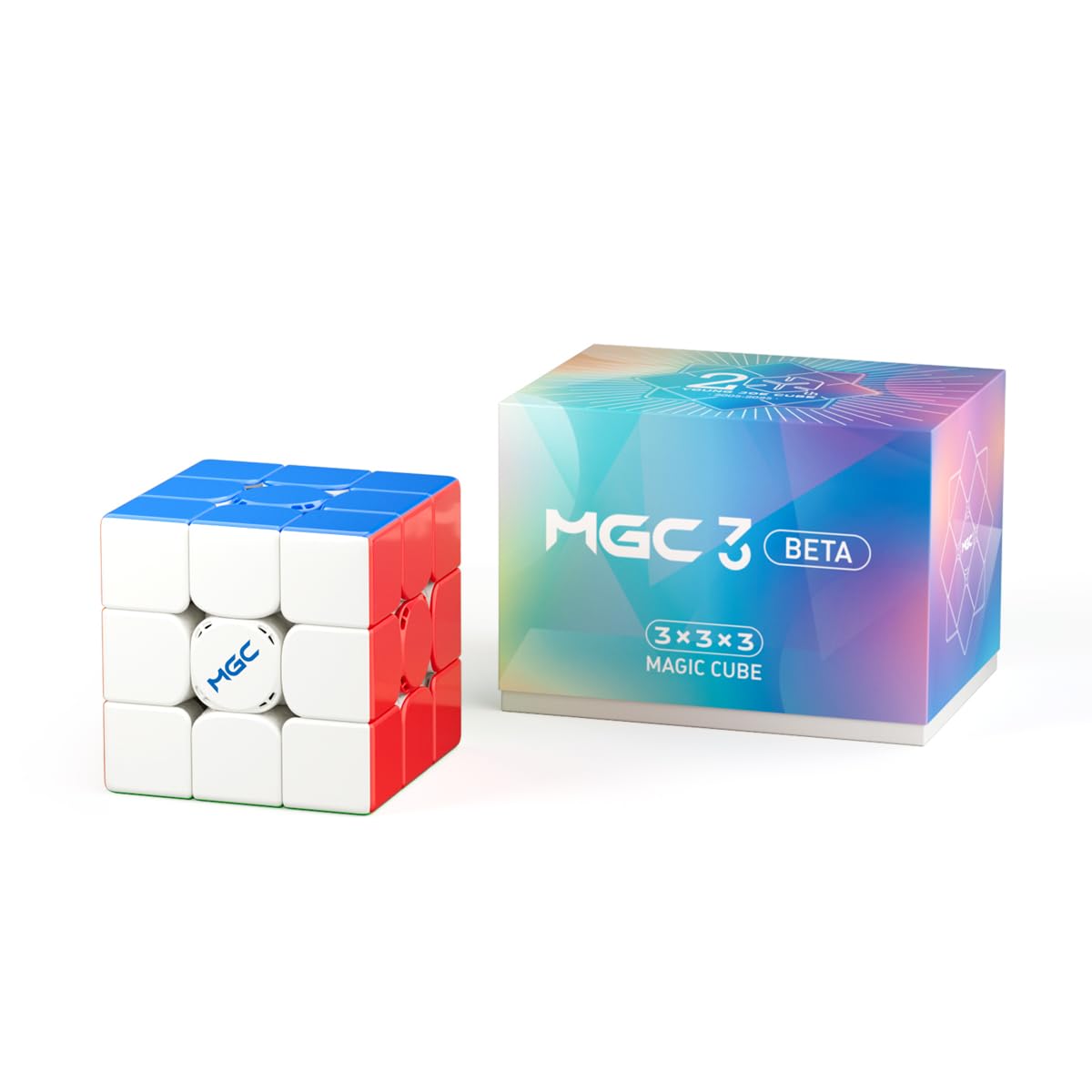 Photo 1 of Cuberspeed YJ MGC 3x3 Beta 3X3 Speed Cube 8 Magnet Ball CORE UV Coated Maglev Cube