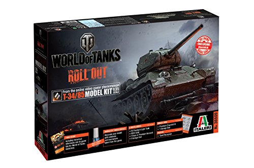 Italeri Model Kit 1 35 T 34 85 World Of Tanks Vehicle Buy Online In India At Desertcart In Productid