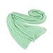 TINKSKY Long Ripple Wrap DIY Newborn Baby Photography Wrap-Baby Photo Props (Mint Green)