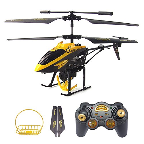 Gizmovine WLtoys V388 Transport Carrier RC Helicopter with Basket 3.5CH Infrared with Gyro with Hook, Basket RTF by Velocity Toys